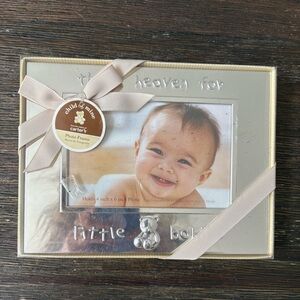 Carter's Silver Baby Photo Frame with Bear Accent
